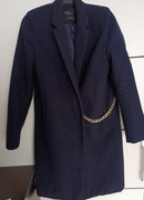 Granatowy Płaszcz zimowy marki Mohito rozm 36