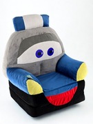 Fotelik pluszowy leżanka Autko samochód krzesełko materac prezent święta