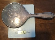 Lusterko srebro 925, 413g Anglia, Birmingham 1908/1910 secesja