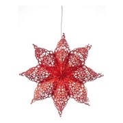 Dekoracja świąteczna HALL gwiazda z oświetleniem LIKWIDACJA SKLEPU