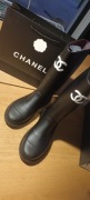Kalosze luksusowe glamour black luxury