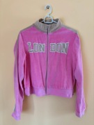 Bluza różowa new yorker london S 36 pudrowy róż pastelowa na zamek