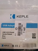 Adapter przejściówka USB 3.0 A ŻEŃSKIEna micro-B MĘSKIE 2SZT