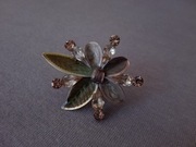 Duży pierścionek regulowany rozmiar nienoszony