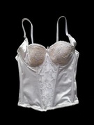Biały gorset bielizna damska Desu 36/80 koronka 36,S