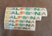 Naklejki VW T4 Multivan California zestaw 6szt.