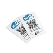 Karta PVC z kodem QR do Wi-Fi – szybkie połączenie bez hasła!