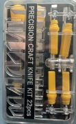 Zestaw nożyków precyzyjnych 22 el. – Precision Craft Knife Kit