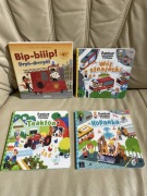 Wóz strażacki . Traktor. Koparka. Zestaw książek dla chłopca. Pojazdy