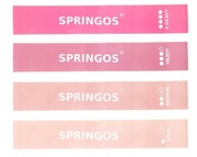 ZESTAW 4X GUMA OPOROWA TAŚMA DO ĆWICZEŃ FITNESS 1-20kg MINI BAND POWER