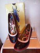 Buty Fly London Yedi czarne na koturnie, rozmiar 41