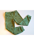 spodnie dresowe zielone r. 134  Sinsay dinozaury 