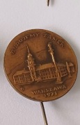 Przypinka PRL Warszawa 