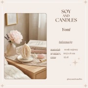 Yoni - świeca sojowa 