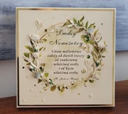 Kartka na ślub w pudełku, z kieszonką na pieniądze