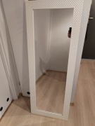 Lustro ARS LONGA PIKO 40x130 cm białe pikowane