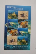 Aitutaki Sw 1076-79** morskie żółwie /ms/