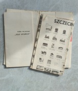 Stara Mapa Szczecin 1971 + Folder turystyczny Nasz Szczecin PRL Gierek