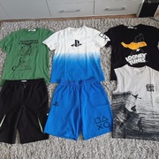 Zestaw H&M RESERVED 164-170  t-shirt szorty 6 szt jak nowe PlayStation 