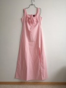 M bawełniana sukienka maxi ruched bust Boohoo 