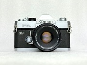 Aparat Canon FTb  35mm mocowanie FD z obiektywem Canon FD 1.8/50