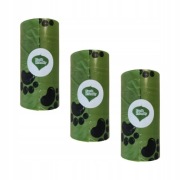 Worki na psie odchody dla psów biodegradowalne 45 sztuk BIO