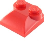 LEGO PLATES W. BOWS 2X2 RED 4220515/47457