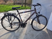 Rower meski z fotelikiem dla dziecka