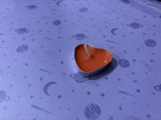 WALENTYNKOWE świeczki w kształcie serca 