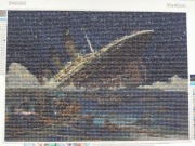 haft diamentowy (gotowy) Titanic