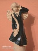 Piękna ceramiczna figurka kolekcjonerska kobiata ANIOŁ hand made.