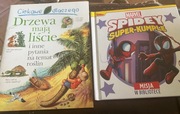 SPIDEY SUPER KUMPLE+CIEKAWE DLACZEGO DRZEWA MAJĄ LIŚCIE-stan ideal
