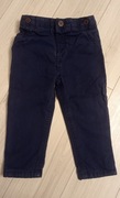 Spodnie materiałowe granatowe rozmiar 18 miesięcy