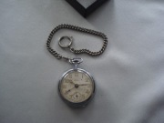 Szwajcarski zegarek kieszonkowy z budzikiem