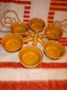 6x Kokilka | Porcelit Pruszków | Nostalgia Miodowa | BDB Stan