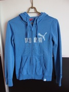 Kup 3 rzeczy zapłać za 2,Niebieska bluza Puma Xs 34 S 36 kangurka kaptur z 