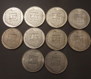 10 monet XXX LAT PRL 1974 rok, mapka, srebro