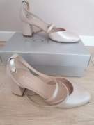 Buty ślubne taneczne Kotyl nowe perłowy lico rozmiar 39 obcas 6cm