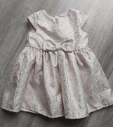 Elegancka sukienka ze srebrną nitką 80 cm 