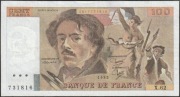 Francja 100 franków 1982 - Eugene Delacroix - X.62