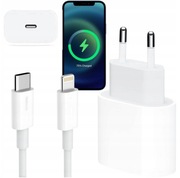 SZYBKA ŁADOWARKA DO IPHONE 11 12 13 14 KOSTKA 20W+KABEL 1M USB-C LIGHTNING