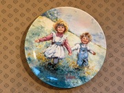 COALPORT Talerz ozdobny porcelanowy dzieci 