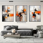 3 Nowoczesne Abstrakcyjne Obrazy  na Płótnie - Bez Ramy.60x40
