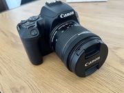 Canon 250D + Obiektyw KIT EF-S 18-55 IS STM + Dwa akumulatory