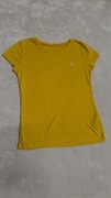 Polo Ralph Lauren t shirt koszulka żółta logo 8/10l 128