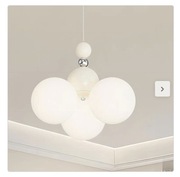 Lampa kreatywna białe kule 3 temperatury