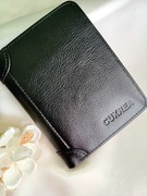 Męski portfel skóra naturalna - Czarny