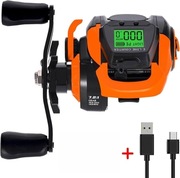 Multiplikator z licznikiem kołowrotek castingowy nowy KX800