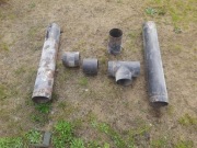 Rury do kominka, Szyber, Łącznik, Trójnik