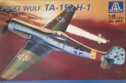 Focke Wulf TA 152 H-1 1:48 Italeri/Hasegawa + Blaszka Eduard